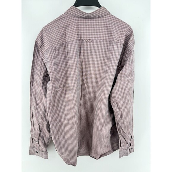 Vince Men's XL Button Down Shirt Check Long Sleeve 100% Cotton - Picture 3 of 3